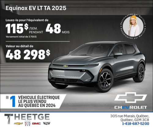 Procurez-vous le Chevrolet Equinox EV 2025