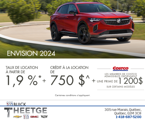 Procurez-vous la Buick Envision 2024