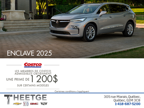 Procurez-vous le Buick Enclave 2025