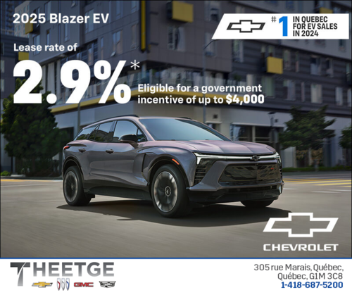 Get the 2025 Chevrolet Blazer EV