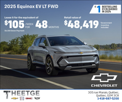 Get the 2025 Chevrolet Equinox EV