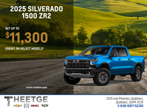 Get the 2025 Chevrolet Silverado 1500 ZR2