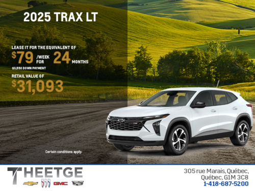 Get the 2025 Chevrolet Trax