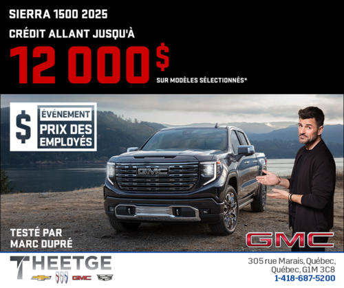 Le GMC Sierra 1500 2025