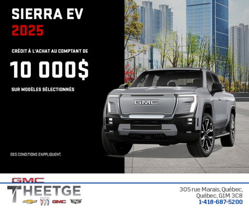 Le GMC Sierra EV 2025