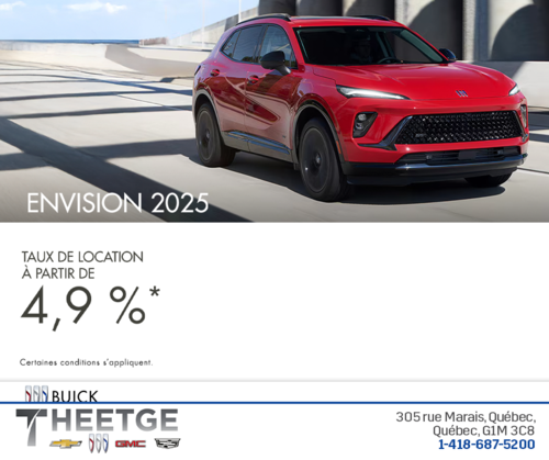 Procurez-vous la Buick Envision 2025