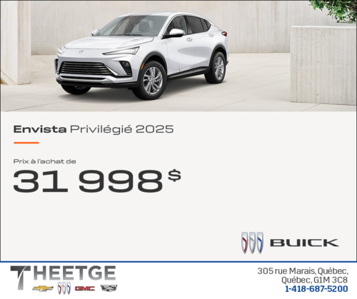 Procurez-vous la Buick Envista 2025