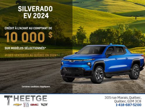 Procurez-vous le Chevrolet Silverado EV 2024