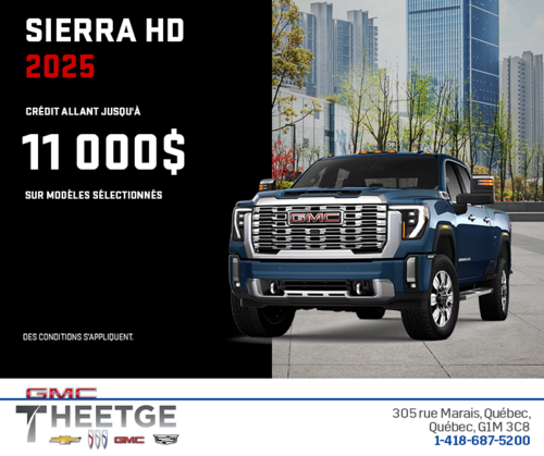 Le GMC Sierra 2500 2025