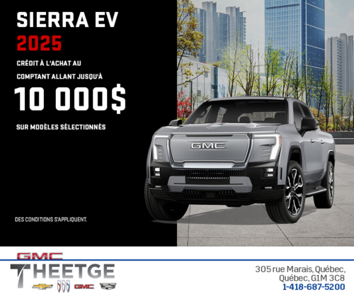 Le GMC Sierra EV 2025