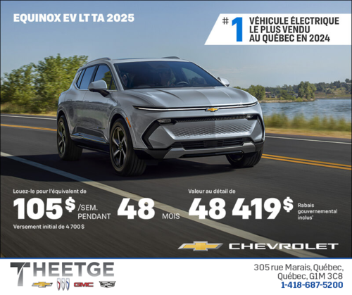 Procurez-vous le Chevrolet Equinox EV 2025