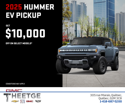 The 2025 GMC Hummer EV Pickup