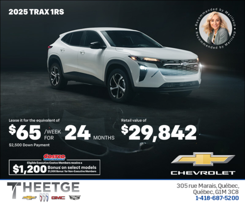 Get the 2025 Chevrolet Trax