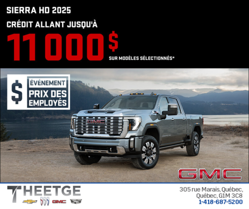 Le GMC Sierra 2500 2025