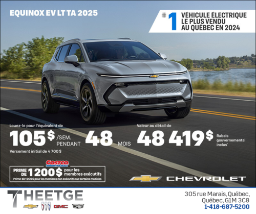 Procurez-vous le Chevrolet Equinox EV 2025