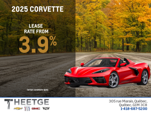 Get the 2025 Chevrolet Corvette