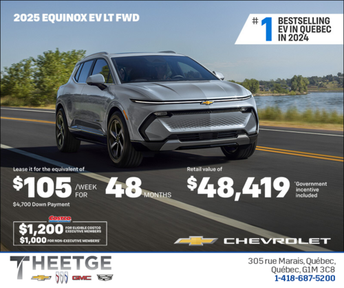 Get the 2025 Chevrolet Equinox EV