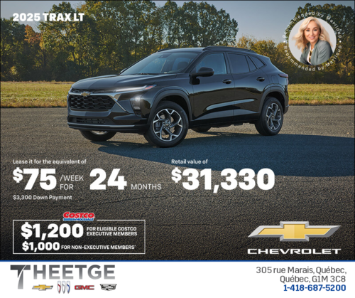 Get the 2025 Chevrolet Trax LT