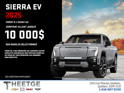 Le GMC Sierra EV 2025
