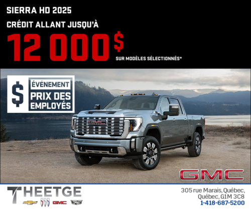 Le GMC Sierra HD 2025