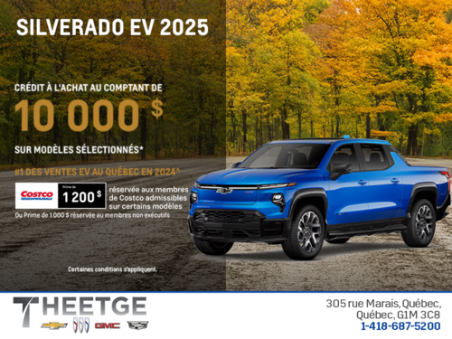 Procurez-vous le Chevrolet Silverado EV 2025