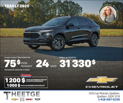 Procurez-vous le Chevrolet Trax LT 2025