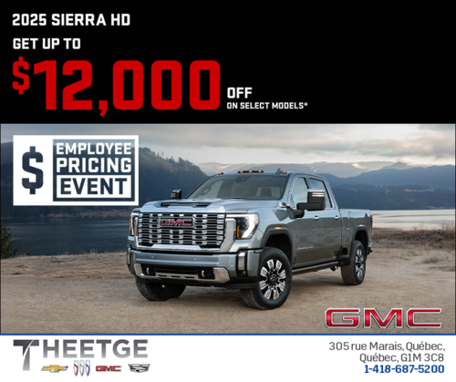 The 2025 GMC Sierra HD