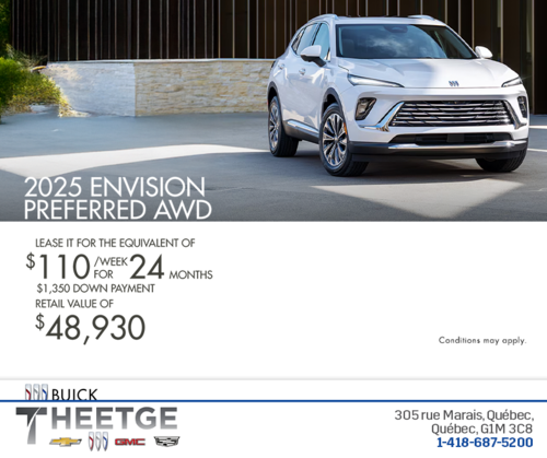 Get the 2025 Buick Envision Preferred AWD