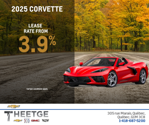Get the 2025 Chevrolet Corvette
