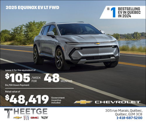 Get the 2025 Chevrolet Equinox EV