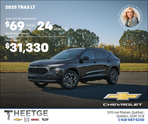 Get the 2025 Chevrolet Trax LT