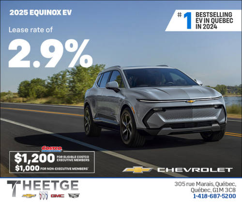 Get the 2025 Chevrolet Equinox EV
