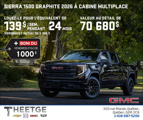 Le GMC Sierra 1500 2026