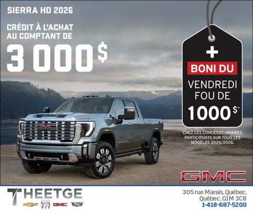 Le GMC Sierra HD 2026