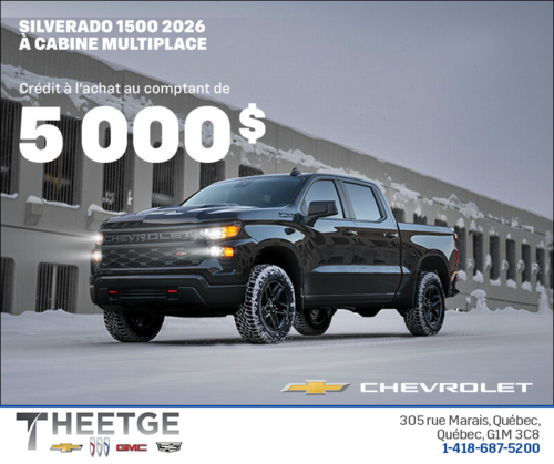 L'événement du mois Chevrolet