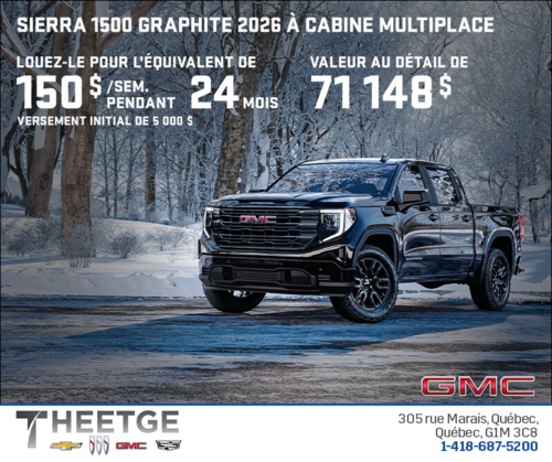 Le GMC Sierra 1500 2026