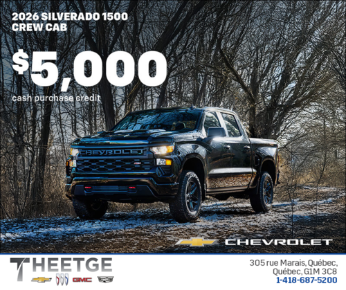 Get the 2026 Chevrolet Silverado 1500