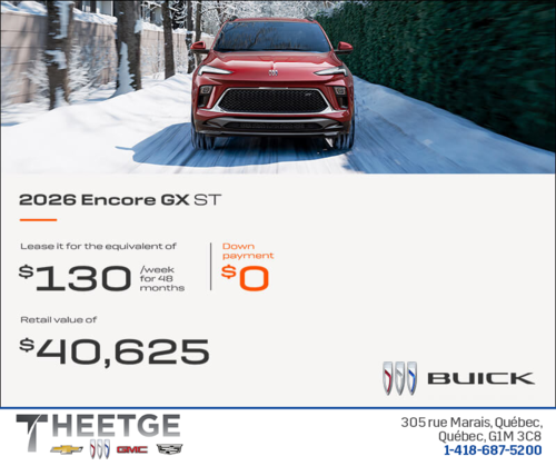 Get the 2026 Buick Encore GX