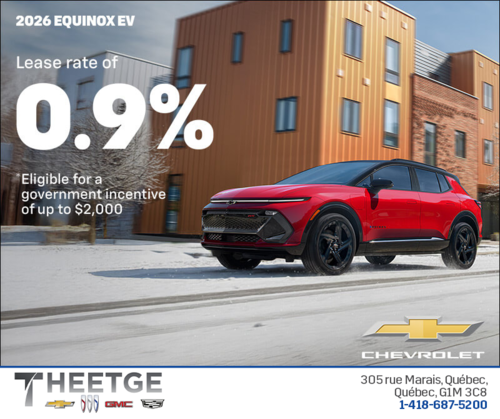 Get the 2026 Chevrolet Equinox EV