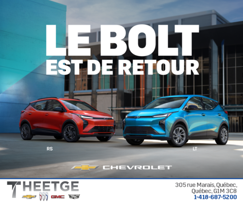 Procurez-vous le Chevrolet Bolt 2027