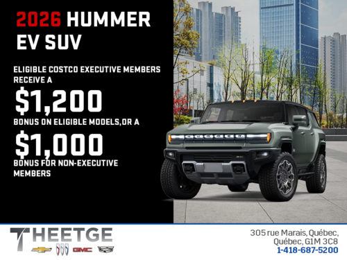 The 2026 GMC Hummer EV SUV