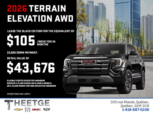 The 2026 GMC Terrain