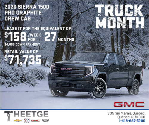 The 2026 GMC Sierra 1500 Pro Graphite Crew Cab