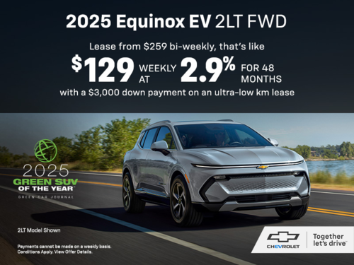 The 2025 Chevrolet Equinox EV