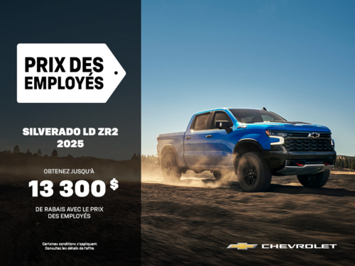 Le Chevrolet Silverado ZR2