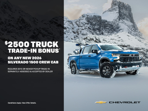 Get the 2026 Chevrolet Silverado 1500 Crew Cab
