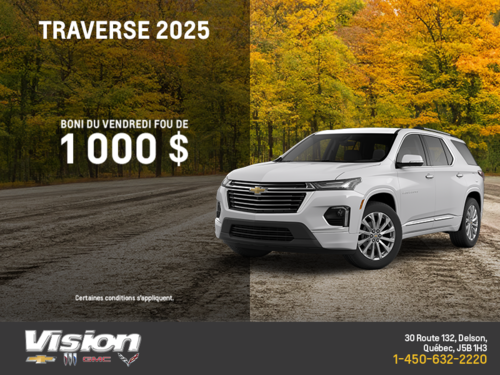 Le Chevrolet Traverse 2025