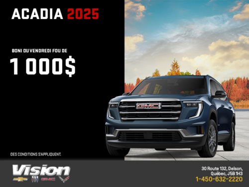 Le GMC Acadia 2025