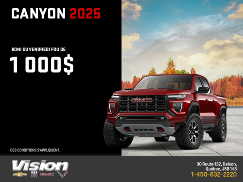 Le GMC Canyon 2025
