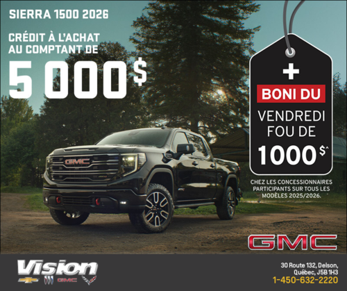 Le GMC Sierra 1500 2026